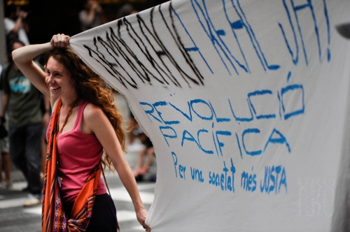 Post image for 30.000 indignados protest against cuts in Barcelona