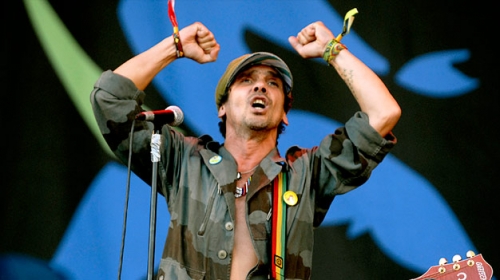 Post image for #OCCUPYWALLSTREET at Manu Chao concert