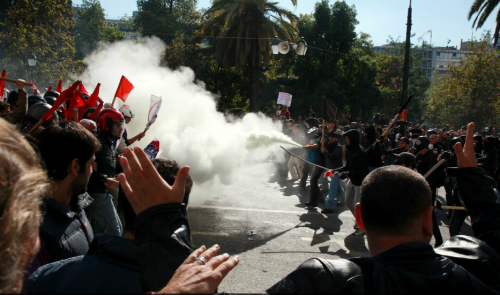 strike greece